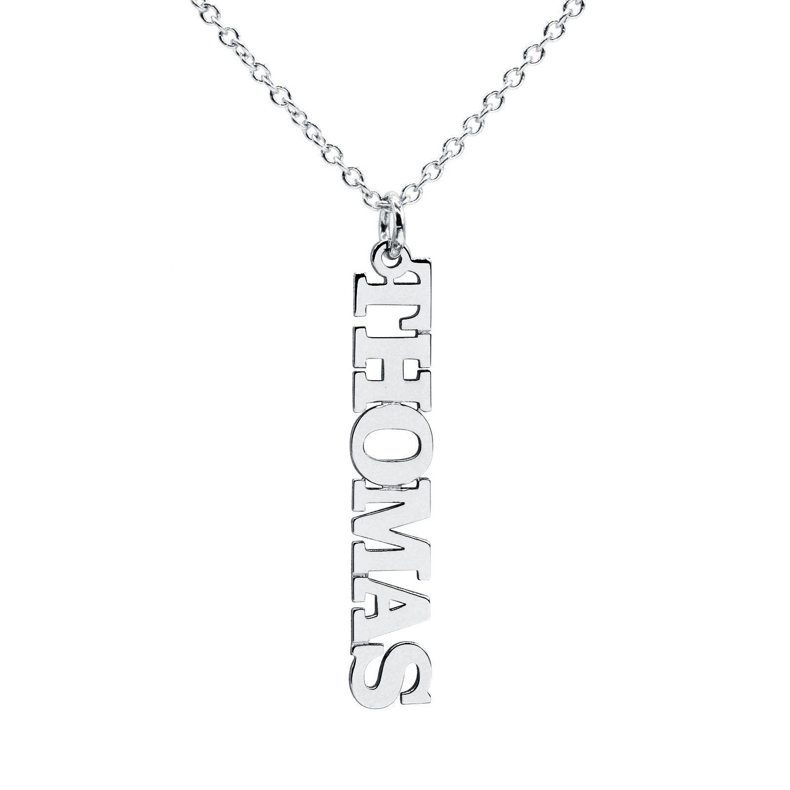 Solid Nameplate Necklace