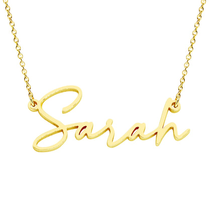 Stylish Cursive Name Charm Necklace