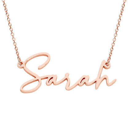 Stylish Cursive Name Charm Necklace