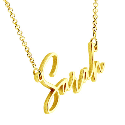 Stylish Cursive Name Charm Necklace