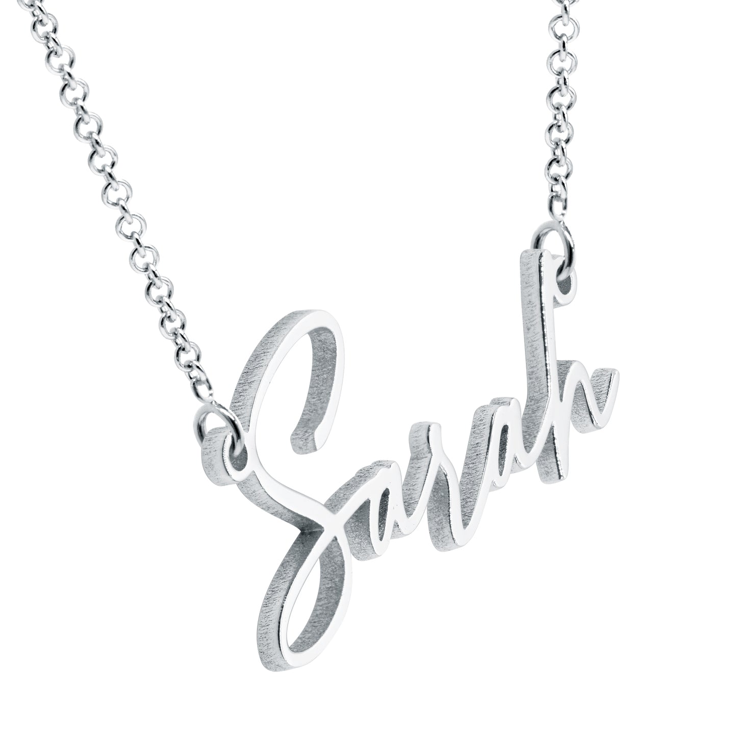 Stylish Cursive Name Charm Necklace