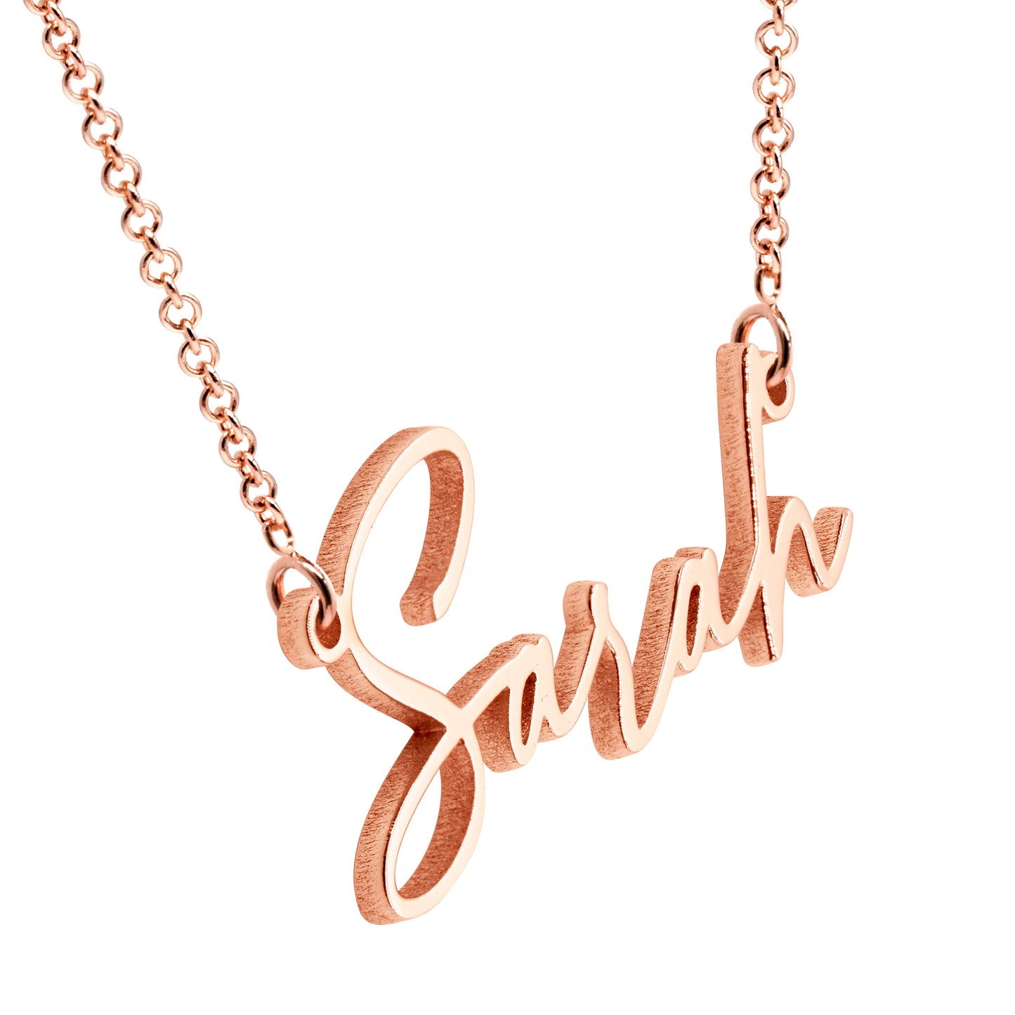 Stylish Cursive Name Charm Necklace