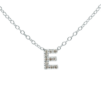 Single Letter Covered in Diamonds set in 14K Gold | 6mm