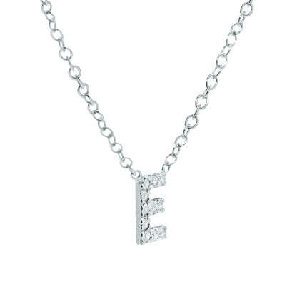 Single Letter Covered in Diamonds set in 14K Gold | 6mm