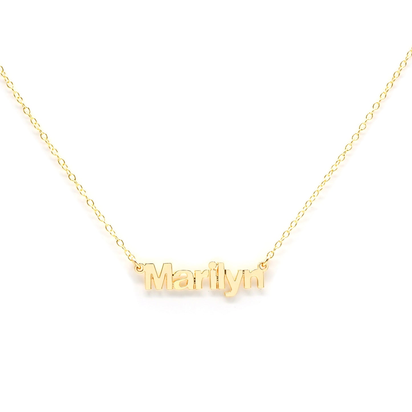 Multi Name Necklace in 14k Gold