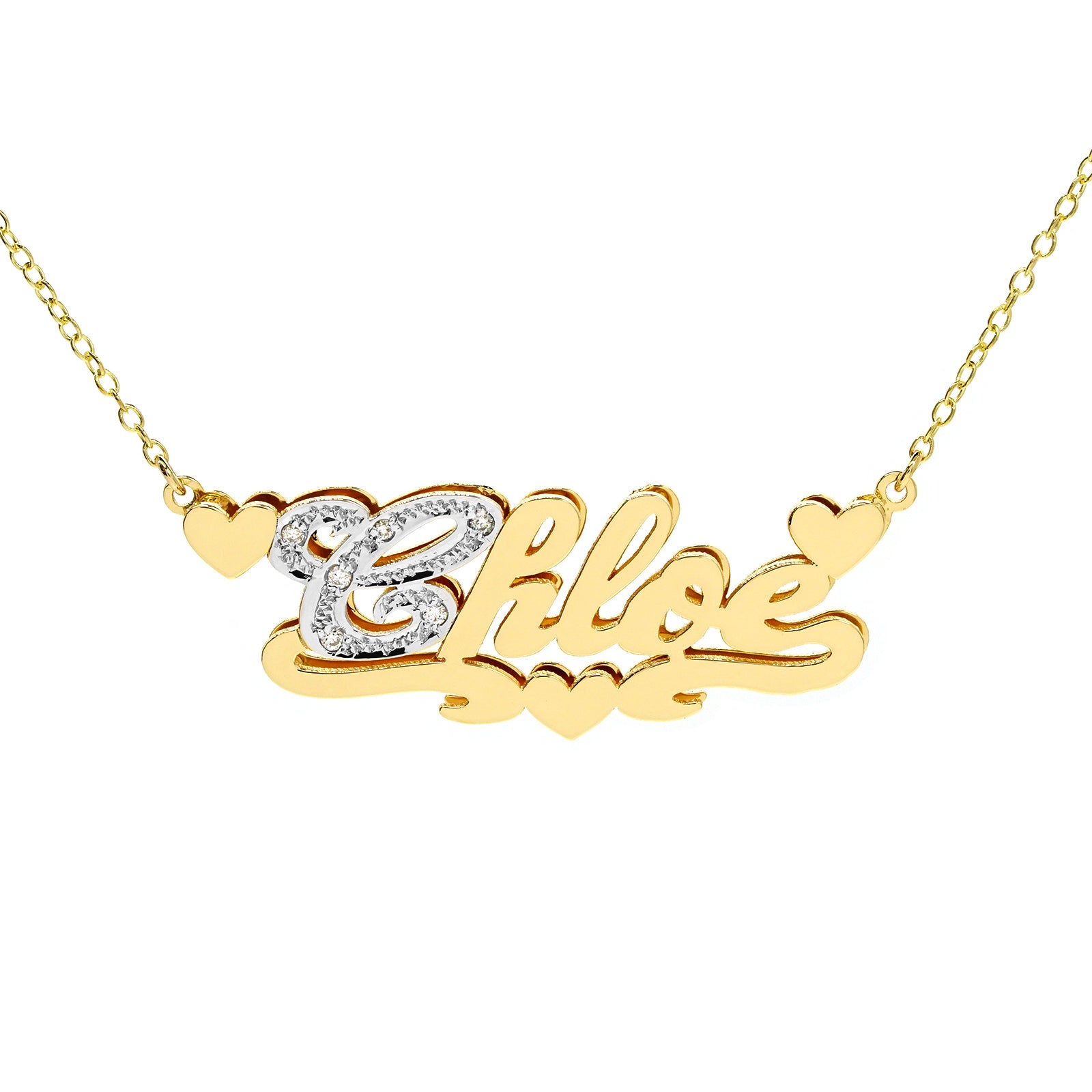 First letter of name on sale necklace