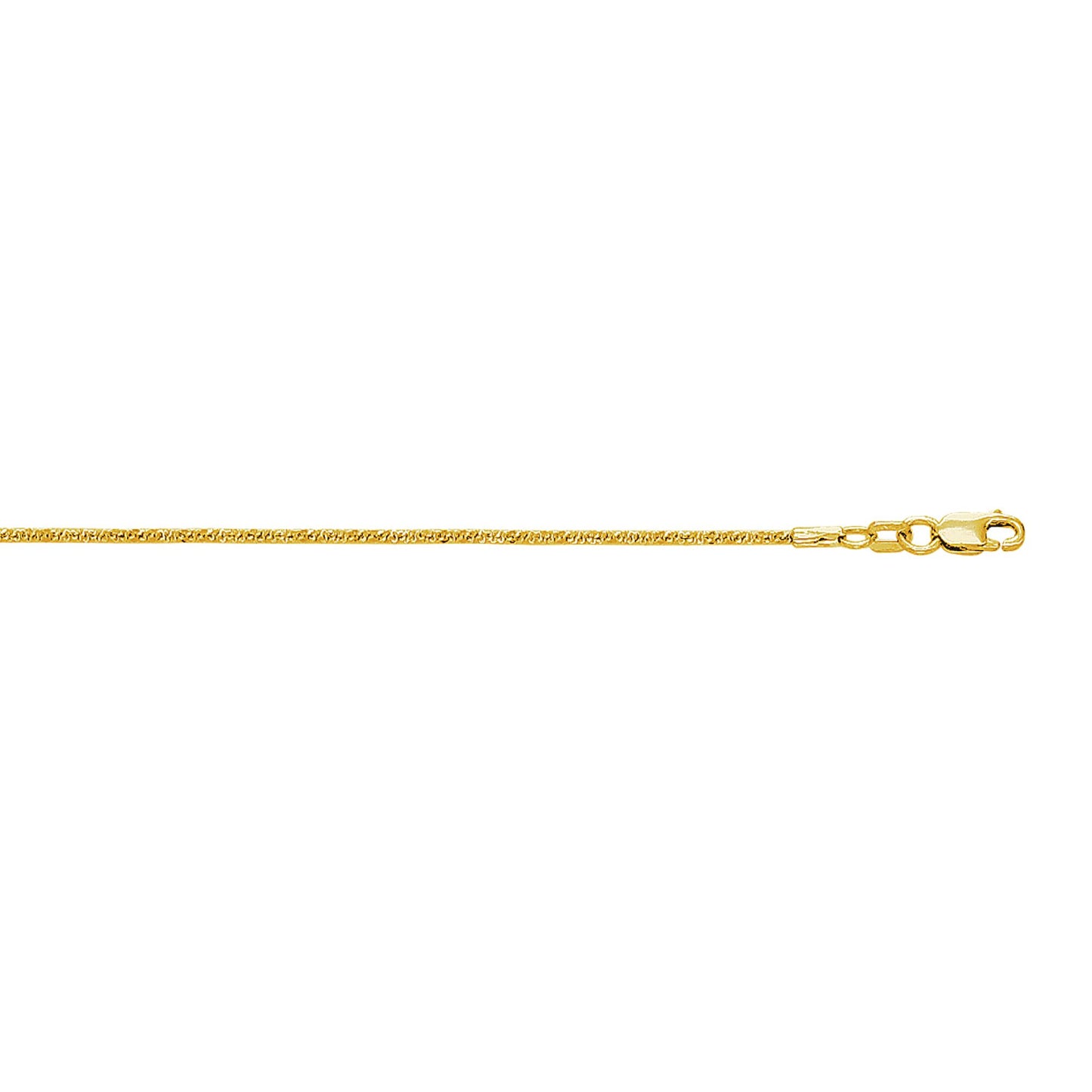 Sparkle Chain Necklace with Lobster Clasp