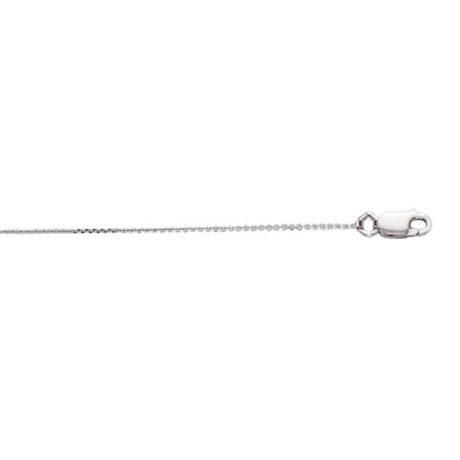 Diamond-Cut Cable Chain Necklace with Lobster Lock