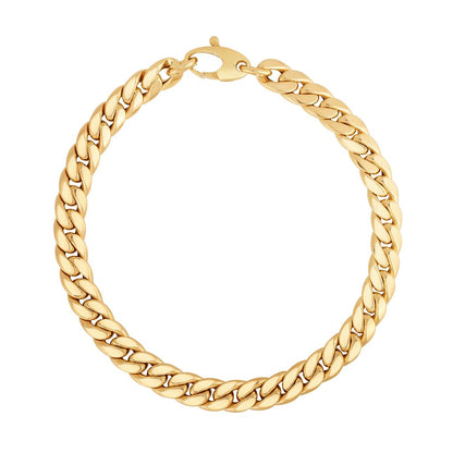 14K Gold Classic Cuban Link with Lobster Clasp