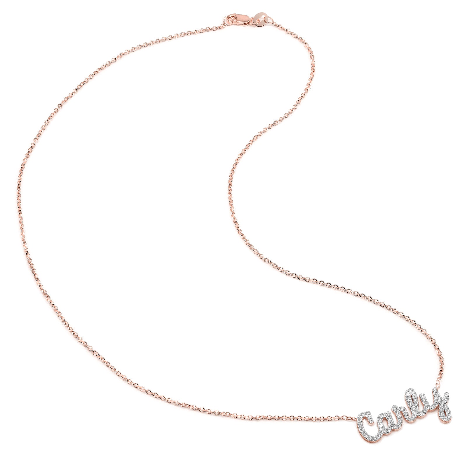 Personalized Satin Finish Diamond Cut Nameplate Pendant Necklace Sterling  Silver 660335754070 | eBay