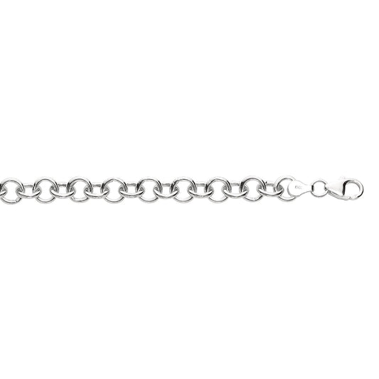 Sterling Silver Round Link Bracelet