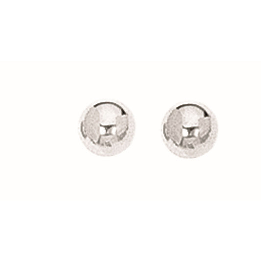 Sterling Silver Ball Stud Earring