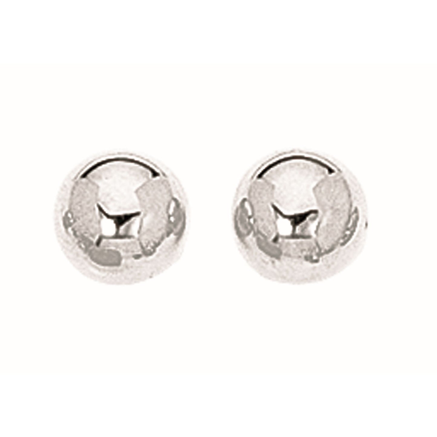 Sterling Silver Ball Stud Earring