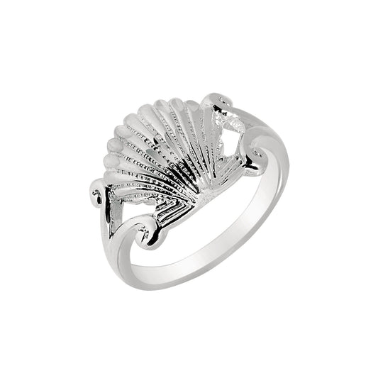 Sterling Silver Sea Shell Ring