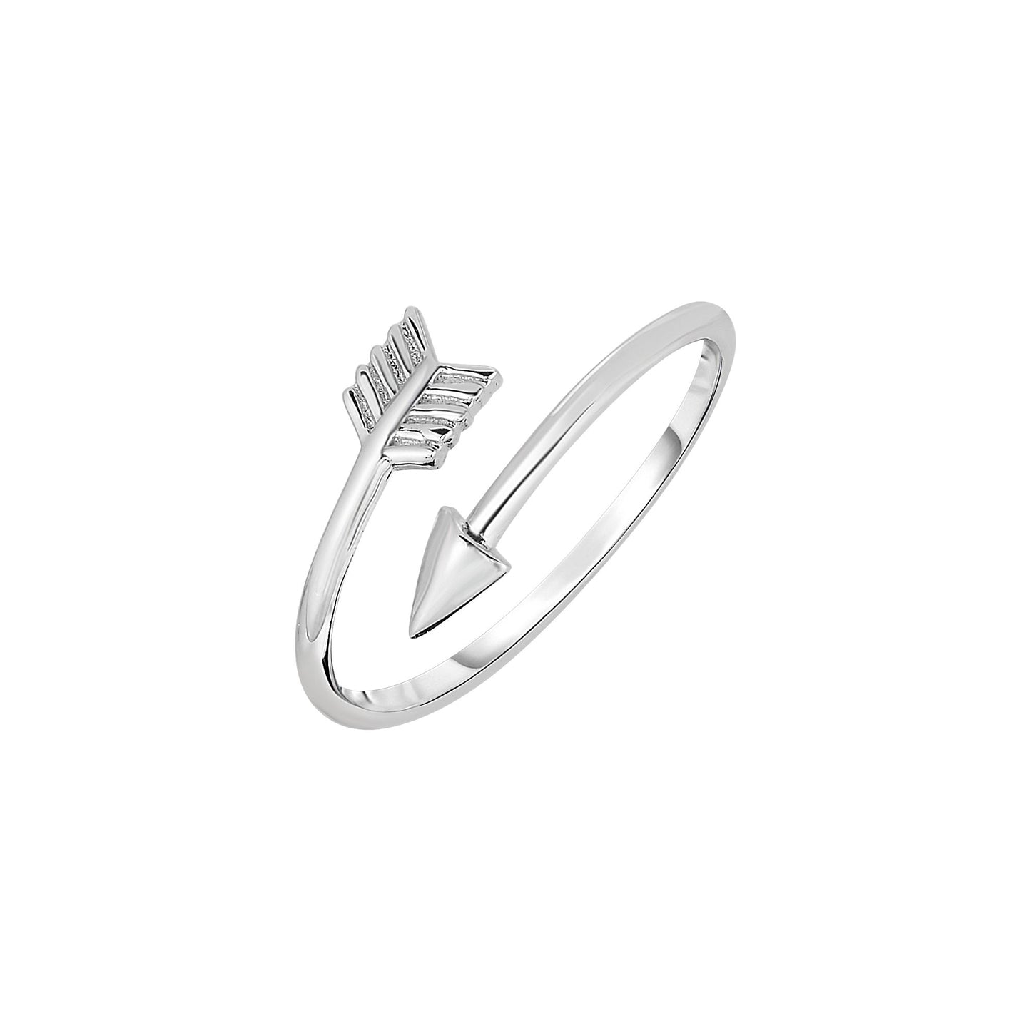 Sterling Silver Bypass Arrow Ring