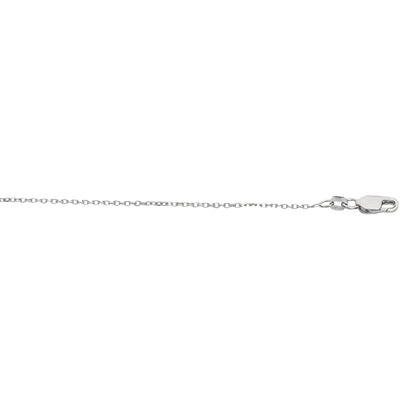 Diamond-Cut Cable Chain Necklace with Lobster Lock