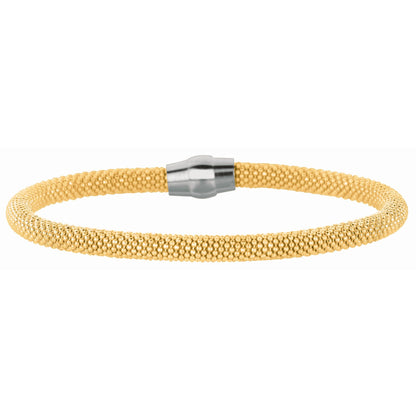 Sterling Silver Magnetic Clasp Popcorn Bangle