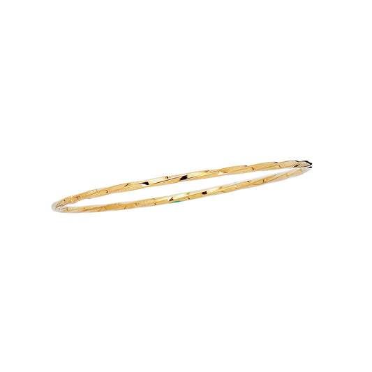 14K  Gold Twist Bangle