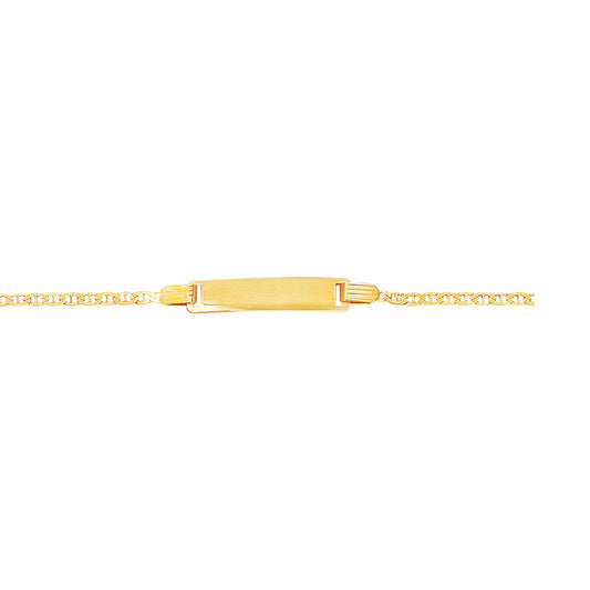 14K Gold Children's Mariner ID Bracelet