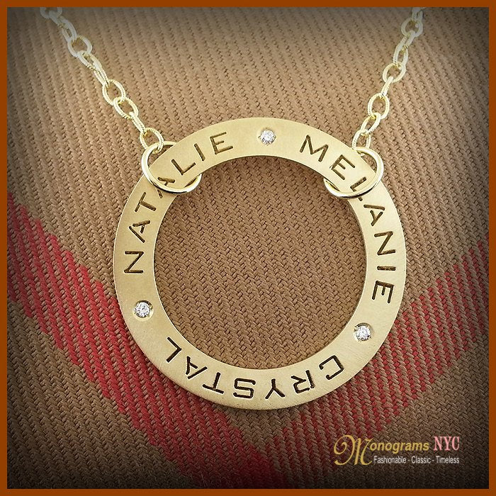 3 names on a necklace online