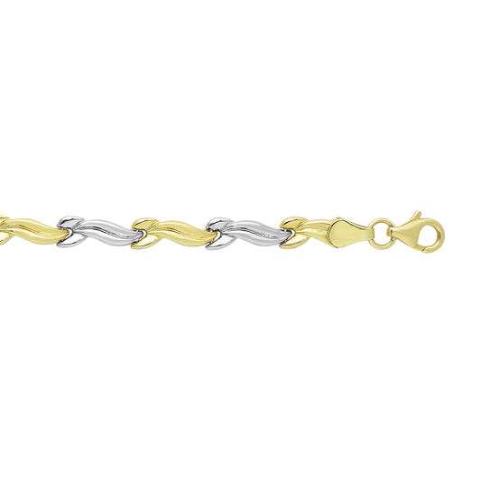 14K Two-tone Gold Stampato Bracelet