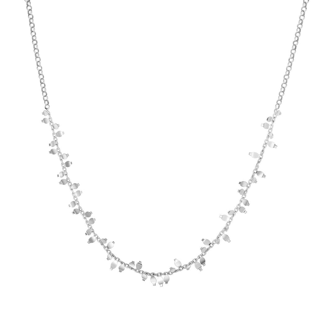 Sterling Silver Flora Necklace