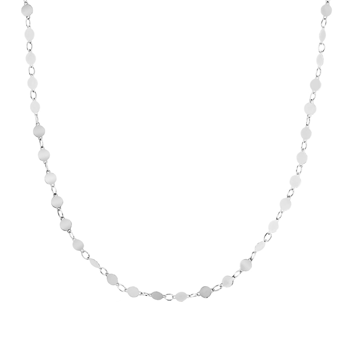 14K Gold Polished Mirror Chain